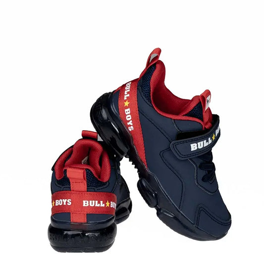 Bull Boys Αθλητικό Ανατομικό Παπούτσι με Σκρατς και Φωτάκια FF24