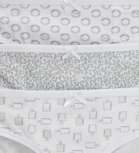 Παιδικό σλιπ από ελαστικό βαμβάκι με φιόγκο και δαντέλα.