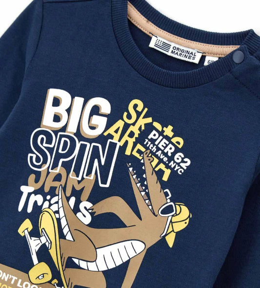 Original Marines Μπλούζα 'Big Spin' FF25