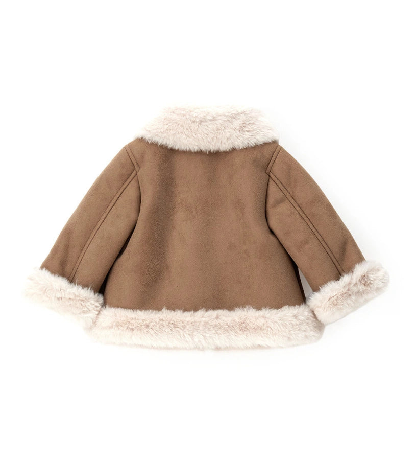 Original Marines Μπουφάν Καφέ με Γούνα FF25