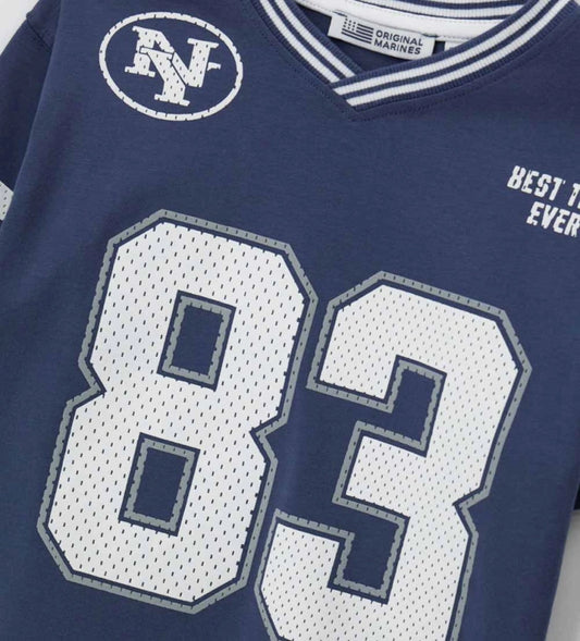 Original Marines Μπλούζα 'V' Μακρυμάνικη FF25