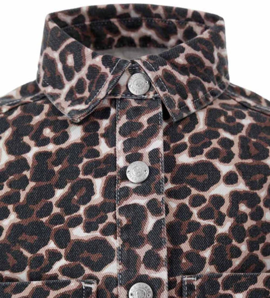 Original Marines Μπουφάν Leopard με Κουμπί FF25