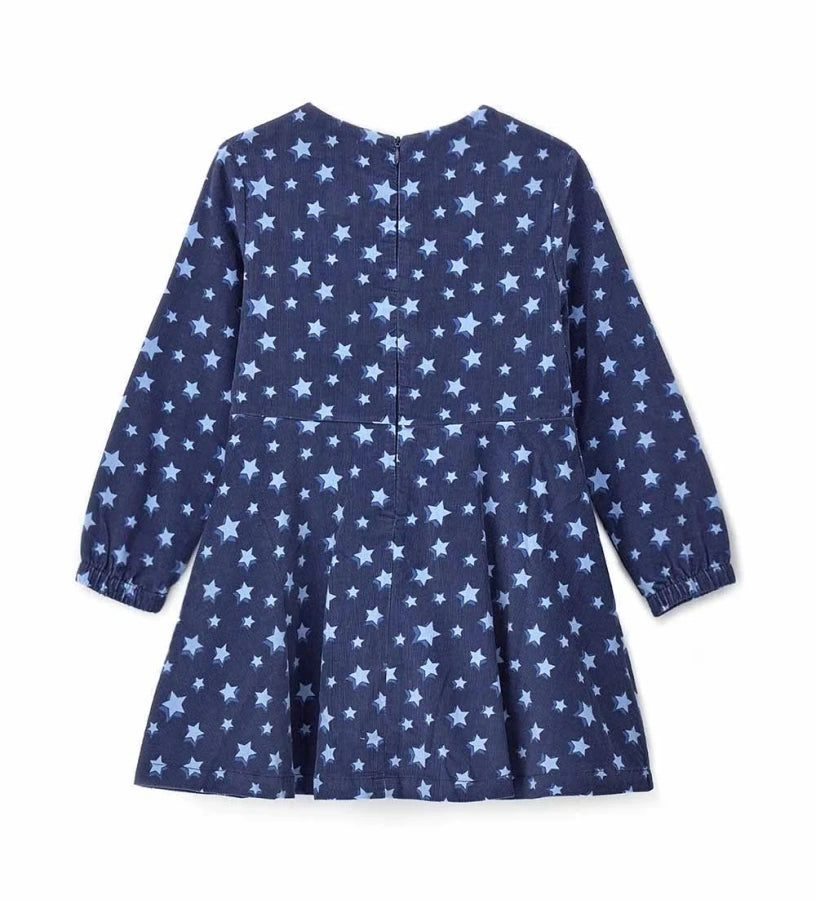 Original Marines Φόρεμα Μπλε με Αστεράκια FF25