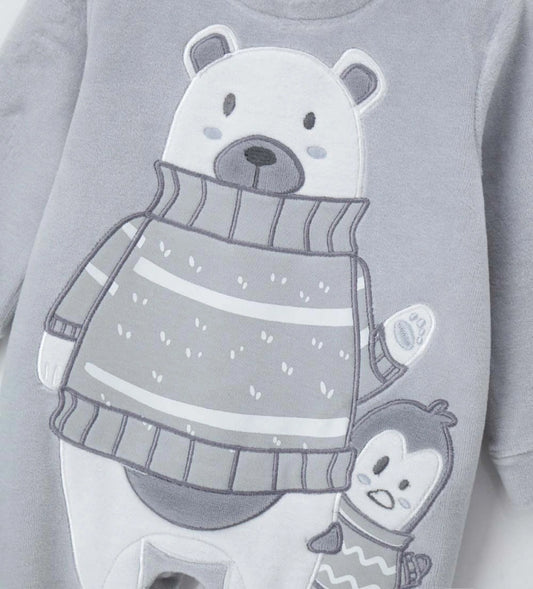 Original Marines Βρεφικό Φορμάκι με Αρκουδάκι FF25