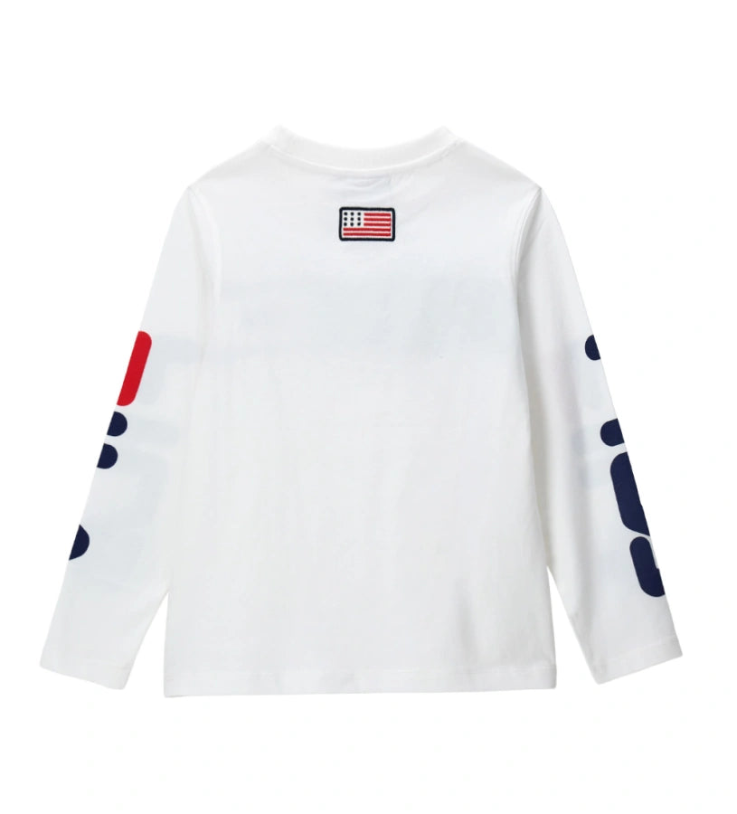 Original Marines Μπλούζα FILA Λευκή FF25