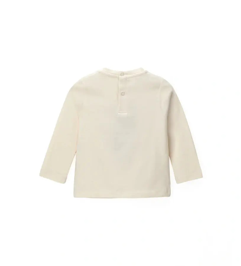 Η υφή του ελαστικού βαμβακερού υφάσματος και η λαιμόκοψη στην κοριτσίστικη μπλούζα Original Marines.