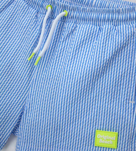 Παιδικό Μαγιό για Αγόρι Seersucker με Τύπωμα