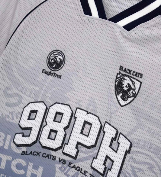 Παιδικό αθλητικό T-shirt για αγόρι 5-14 ετών με allover print και γιακά Original Marines.