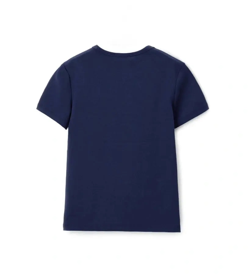 Παιδικό T-shirt για Κορίτσι με Κέντημα και Κοντό Μανίκι