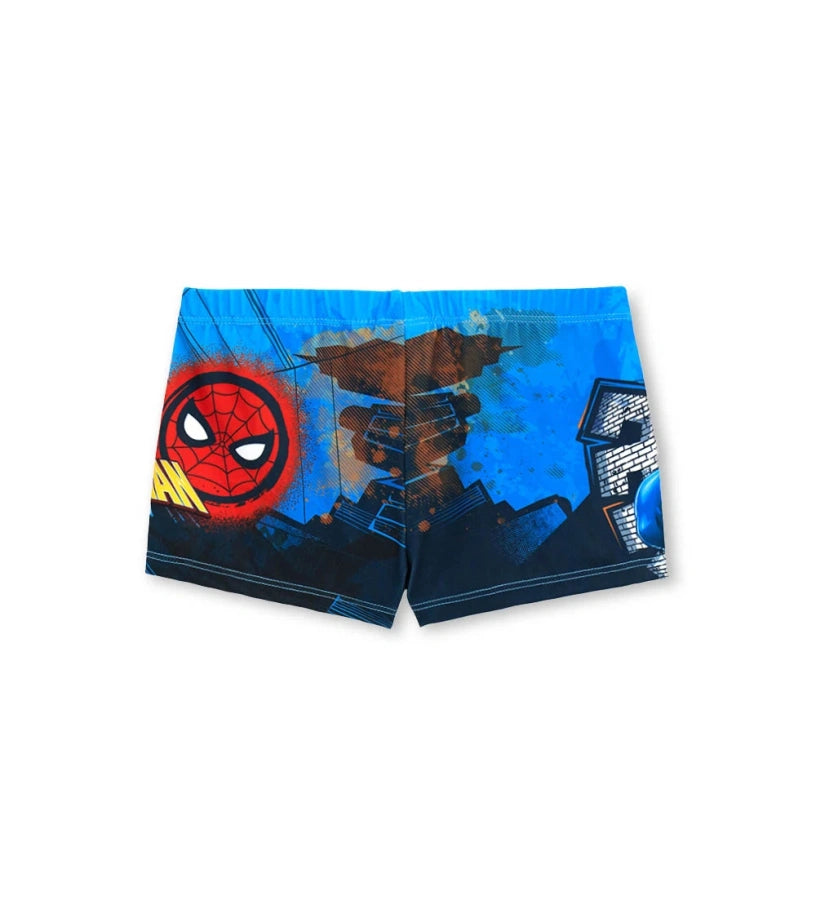Παιδικό μαγιό σορτς για αγόρι 5-14 ετών Marvel Spider-Man Lycra Original Marines.