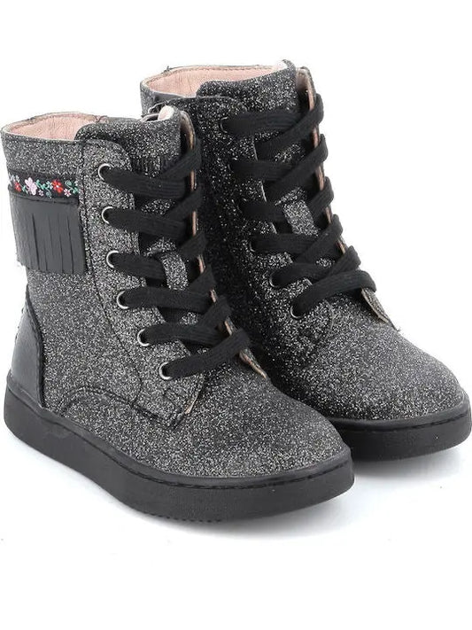 Παιδικά μποτάκια Lelli Kelly LKFH4364 Nero για κορίτσια. Υφασμάτινη επένδυση, μαλακός ανατομικός πάτος, αντιολισθητική σόλα και εύκολη εφαρμογή με κορδόνι & αυτοκόλλητο.