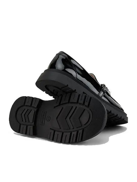 Παιδικά Loafers Mayoral για Κορίτσια σε Μαύρη Λούστρινη Απόχρωση