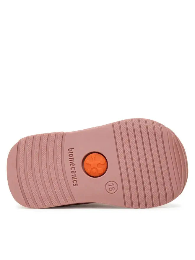 Biomecanics Παιδικό Μποτάκι για Κορίτσι με Διπλό Σκρατς σε Ροζ Απόχρωση