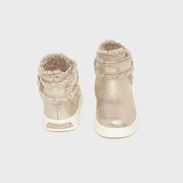 Mayoral Μποτάκι Γούνινο Μπεζ FF25