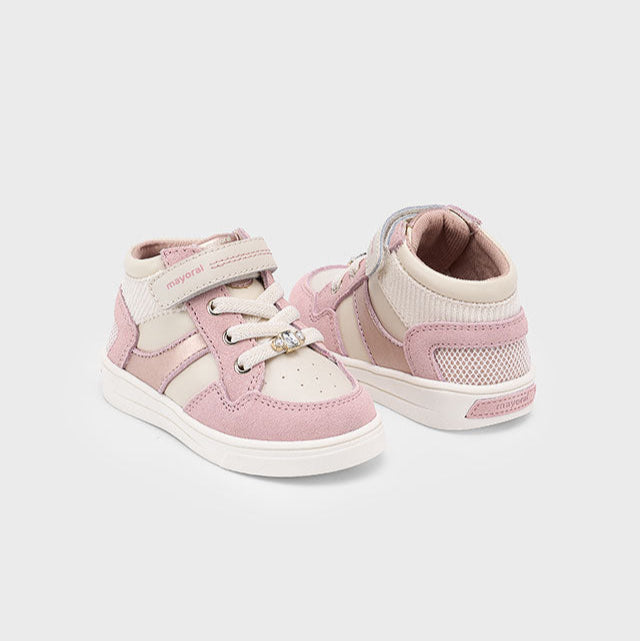 Mayoral Sneaker Ροζ Με Χράτς FF25