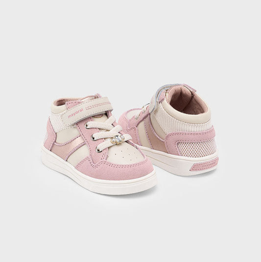 Mayoral Sneaker Ροζ Με Χράτς FF25