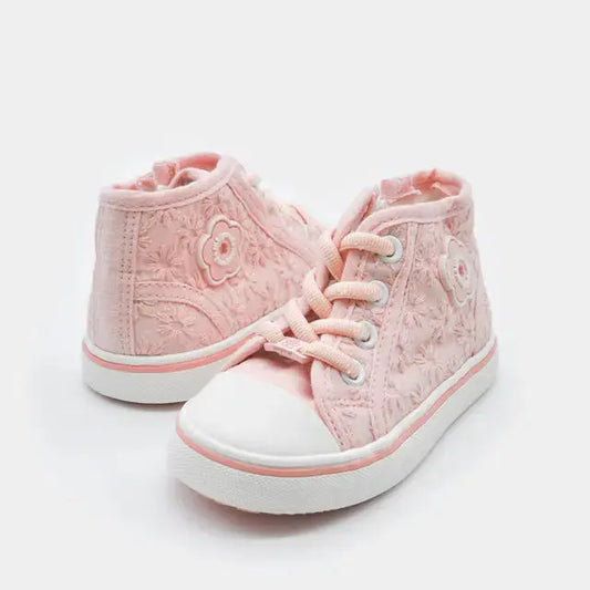 παιδικό σνίκερ κοριτσιού mayoral ροζ χρώμα άνετο για καθημερινή χρήση