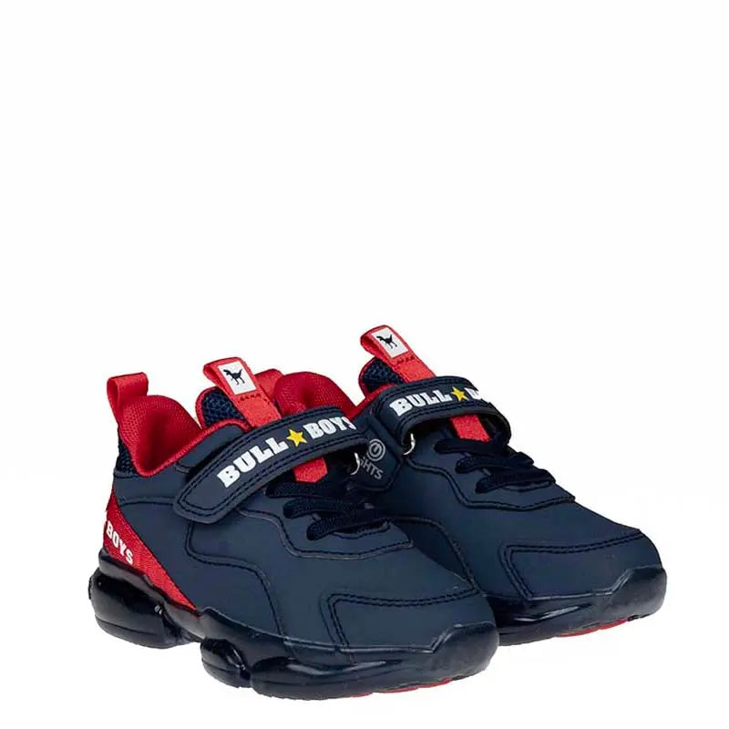 Bull Boys Αθλητικό Ανατομικό Παπούτσι με Σκρατς και Φωτάκια FF24  