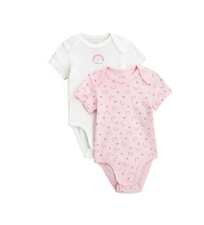 Σετ δύο βρεφικών κορμακιών κοντομάνικων βαμβακερών σε παστέλ χρώματα

Βρεφικό body με λαγουδάκια all over tone on tone

Βρεφικό κορμάκι κοντομάνικο με σχέδιο λαγουδάκι στο μπροστινό μέρος

Λεπτομέρεια κουμπιών στο καβάλο σε βρεφικό κορμάκι