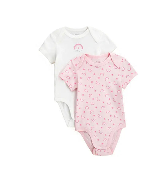 Σετ δύο βρεφικών κορμακιών κοντομάνικων βαμβακερών σε παστέλ χρώματα

Βρεφικό body με λαγουδάκια all over tone on tone

Βρεφικό κορμάκι κοντομάνικο με σχέδιο λαγουδάκι στο μπροστινό μέρος

Λεπτομέρεια κουμπιών στο καβάλο σε βρεφικό κορμάκι