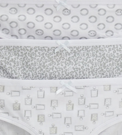 Παιδικό σλιπ από ελαστικό βαμβάκι με φιόγκο και δαντέλα.