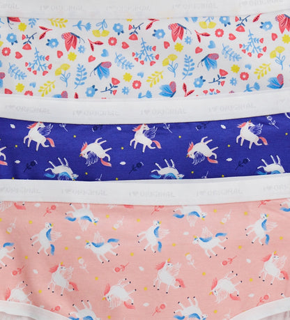 Άνετες παιδικές κουλότ με τελείωμα διακόσμησης δαντέλας.