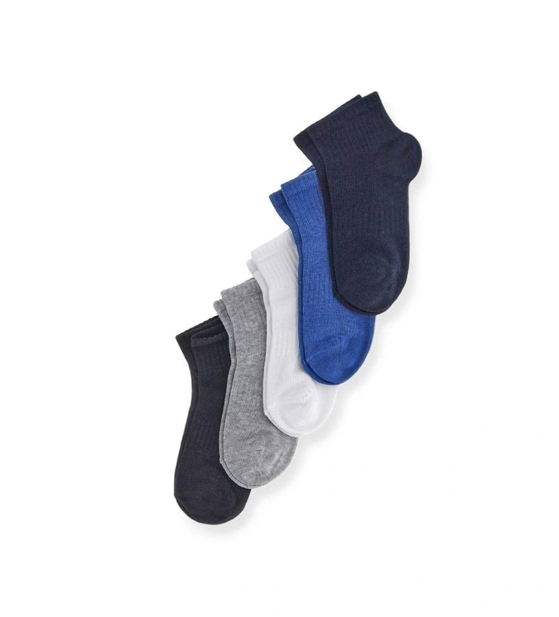 Αθλητική και απαλή κάλτσα. Διατίθεται σε σετ 5 τεμαχίων με διαφορετικά χρώματα, ιδανική για αθλητικές δραστηριότητες.