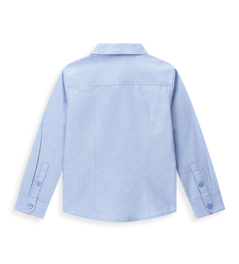 Το κλασικό γαλάζιο βαμβακερό πουκάμισο Original Marines για επίσημες εμφανίσεις.