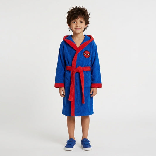 Παιδικό Μπουρνούζι Spider-Man Βαμβακερό Πετσετέ