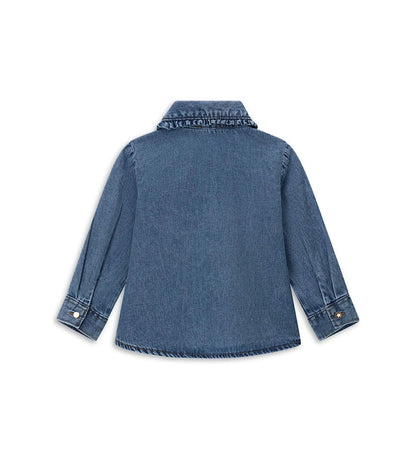 Original Marines Πουκάμισο Denim με Βολάν FF25