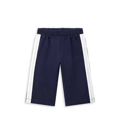 Ζεστά, ελαστικά βαμβακερά παντελόνια φόρμας, μαλακά και άνετα. Ελαστική μέση και πλαϊνές ρίγες για ένα σπορ και μοντέρνο ύφος.