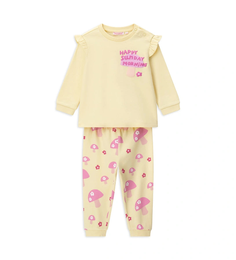 Original Marines Βρεφική Πιτζάμα με Μανιταράκια FF25