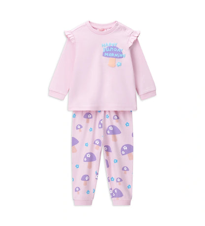 Original Marines Βρεφική Πιτζάμα με Μανιταράκια FF25