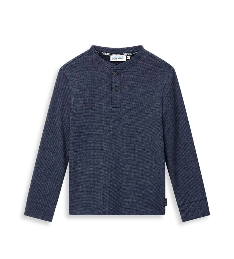 Original Marines Μπλούζα Μαρκυμάνικη με Κουμπιά FF25