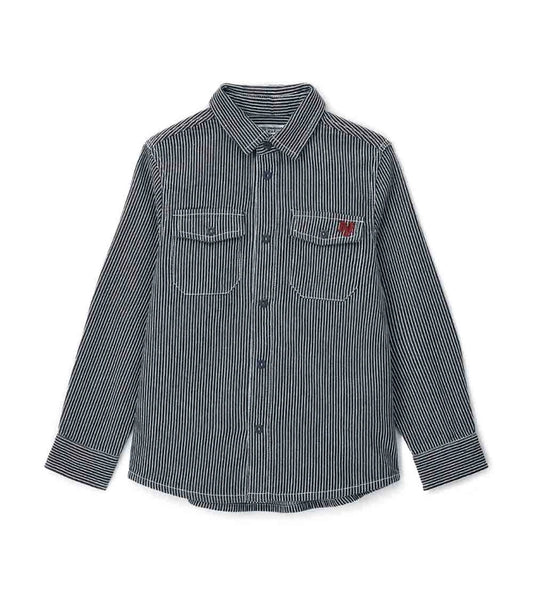 Original Marines Πουκάμισο Ριγέ με Τσέπες FF25