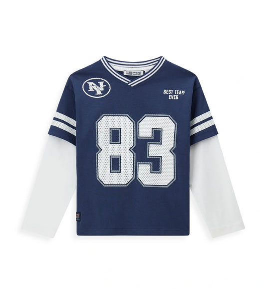 Original Marines Μπλούζα 'V' Μακρυμάνικη FF25