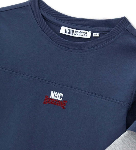 Original Marines Μπλούζα 'New York' Μακρυμάνικη FF25