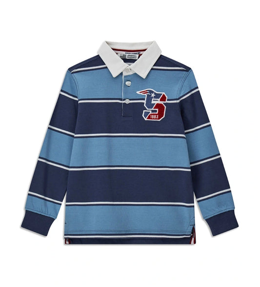 Original Marines Μπλούζα Polo Μακρυμάνικη FF25