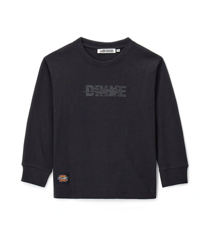 Μπλούζα με μακριά μανίκια από απαλό βαμβακερό jersey, με στάμπα στο μπροστινό μέρος, διακριτική πλαϊνή ετικέτα και λεπτομέρειες σε ριμπ στο γιακά και στις μανσέτες. Ιδανική για καθημερινές εμφανίσεις, συνδυάζει άνεση και στυλ.