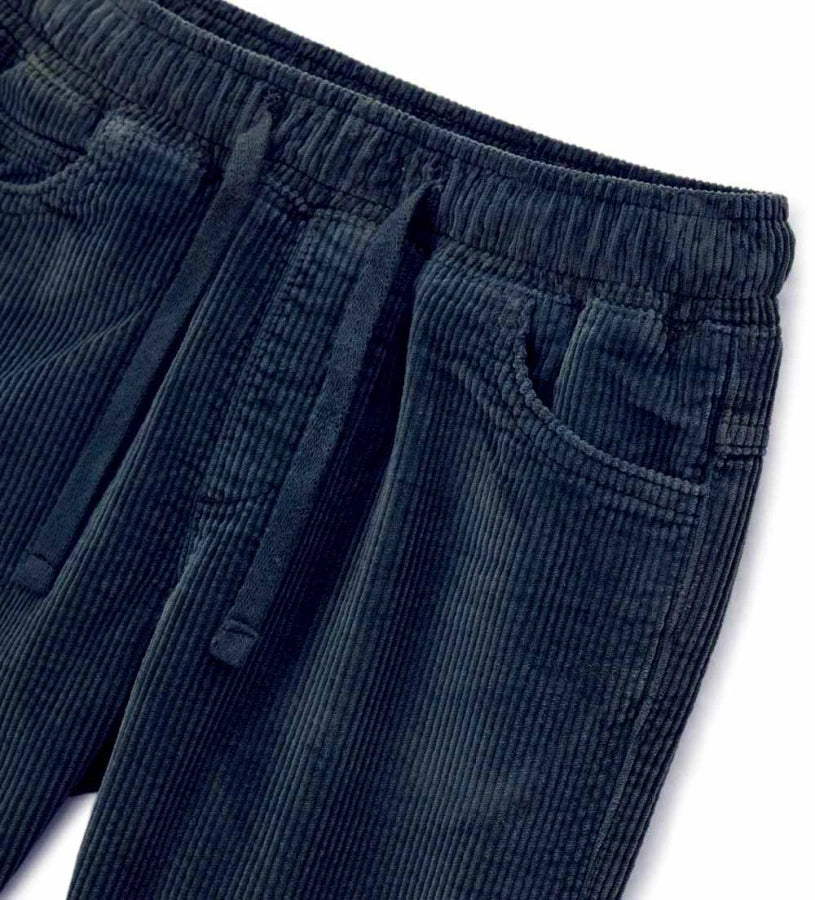 Παντελόνι από βελουτέ ύφασμα (κορδέλα), κομψό και πρακτικό. Σχέδιο με 5 τσέπες, ελαστική μέση και ρυθμιζόμενο κορδόνι για τέλεια εφαρμογή — ιδανικό για casual και μοντέρνες εμφανίσεις.