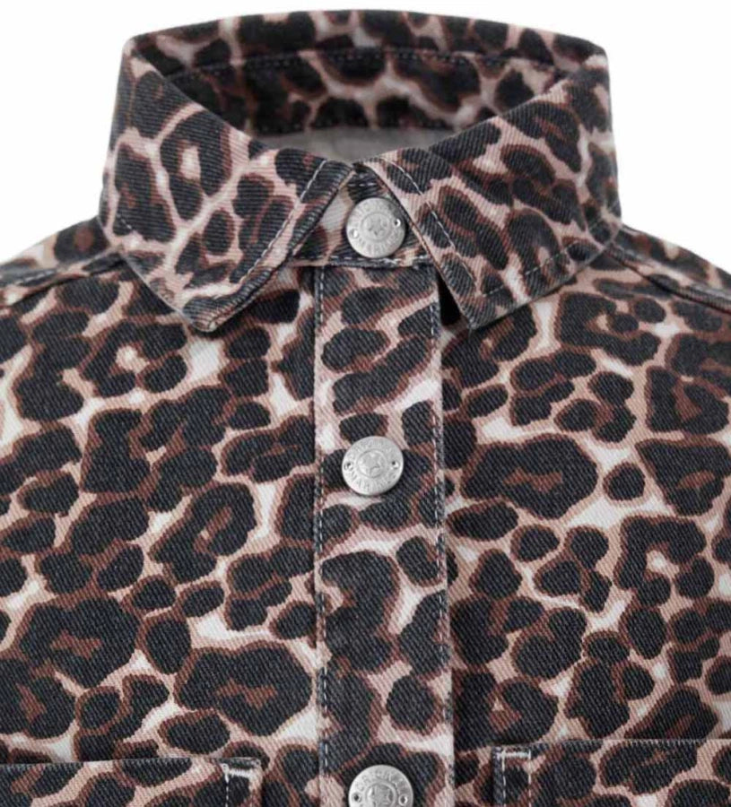 Original Marines Μπουφάν Leopard με Κουμπί FF25