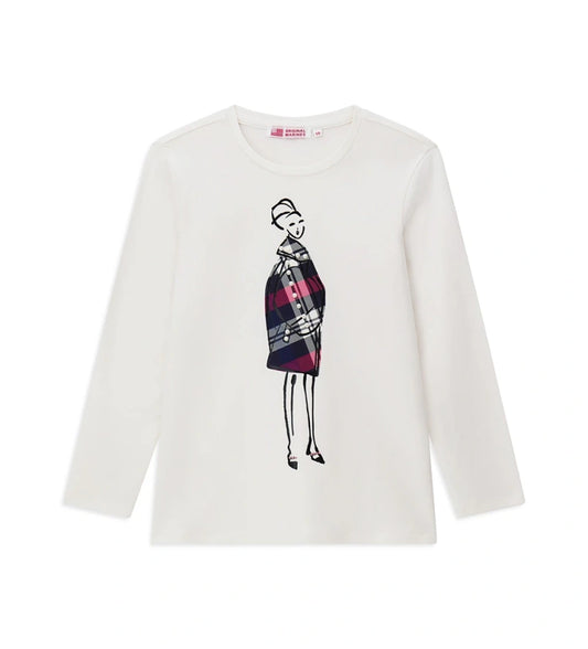 Original Marines Μπλούζα Μαρκυμάνικη με Πέρλες FF25