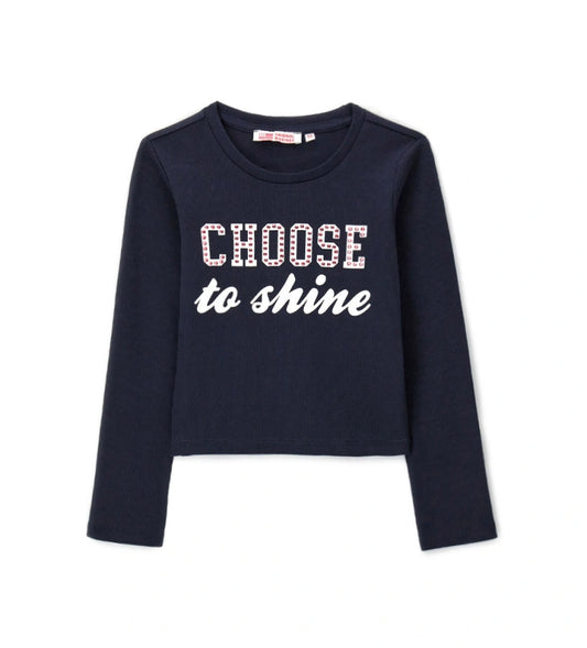 Original Marines Μπλούζα Crop 'Choose to Shine' FF25