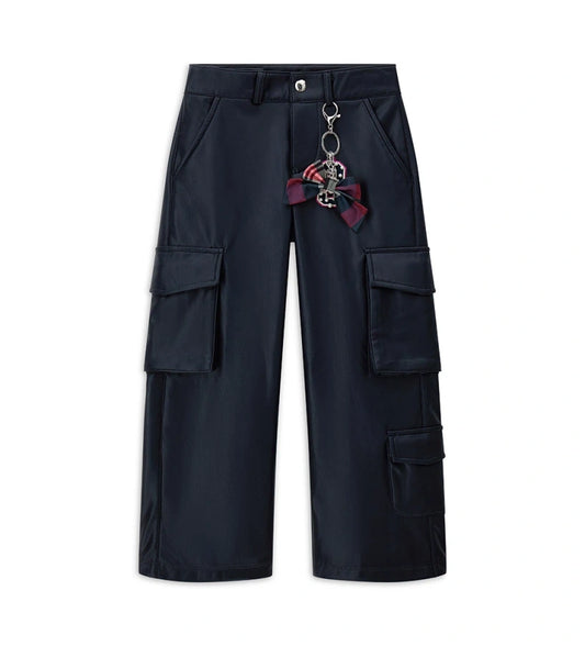 Original Marines Παντελόνι Cargo με Μπρελόκ Φιογκάκι FF25