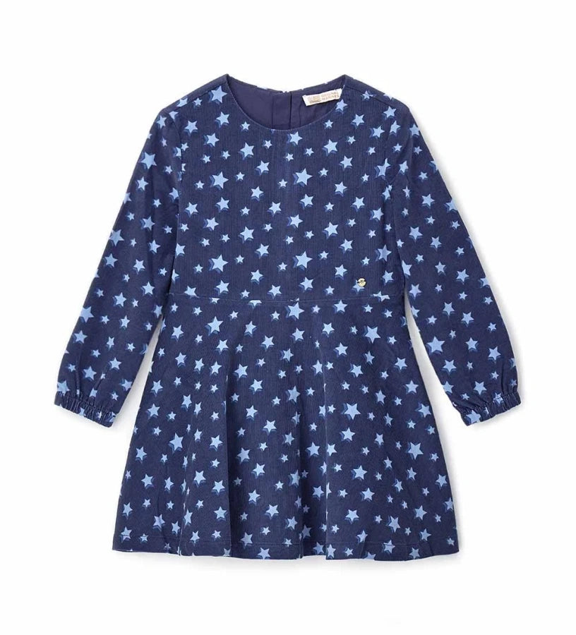 Original Marines Φόρεμα Μπλε με Αστεράκια FF25