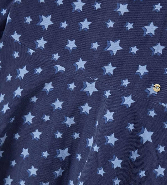 Original Marines Φόρεμα Μπλε με Αστεράκια FF25