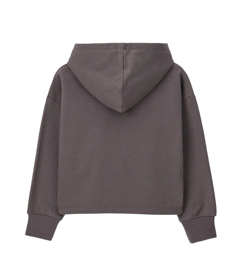 Βαμβακερή μπλούζα με κουκούλα και τύπωμα. Τα ριμπ τελειώματα προσθέτουν στυλ και άνεση για μια μοντέρνα εμφάνιση.