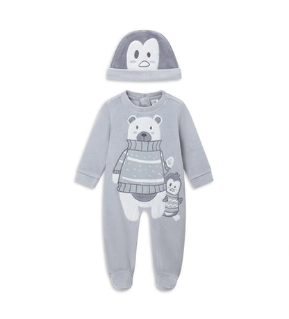 Original Marines Βρεφικό Φορμάκι με Αρκουδάκι FF25