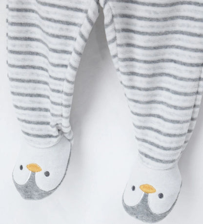 Original Marines Βρεφικό Φορμάκι με Πιγκουίνους FF25