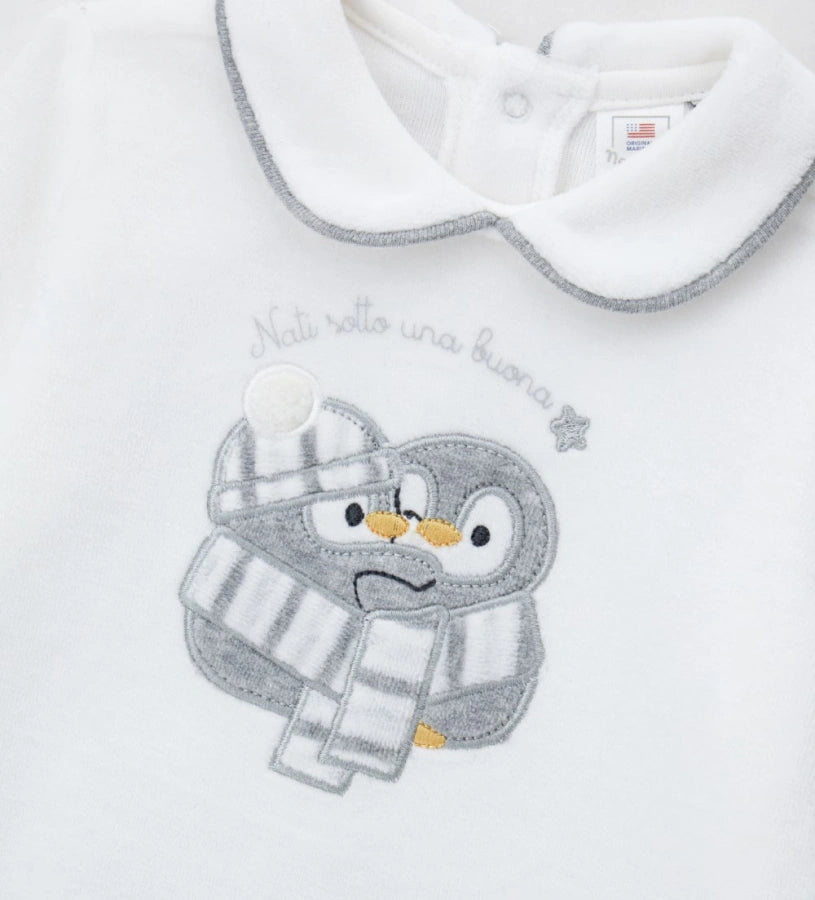 Original Marines Βρεφικό Set με Πιγκουίνους FF25